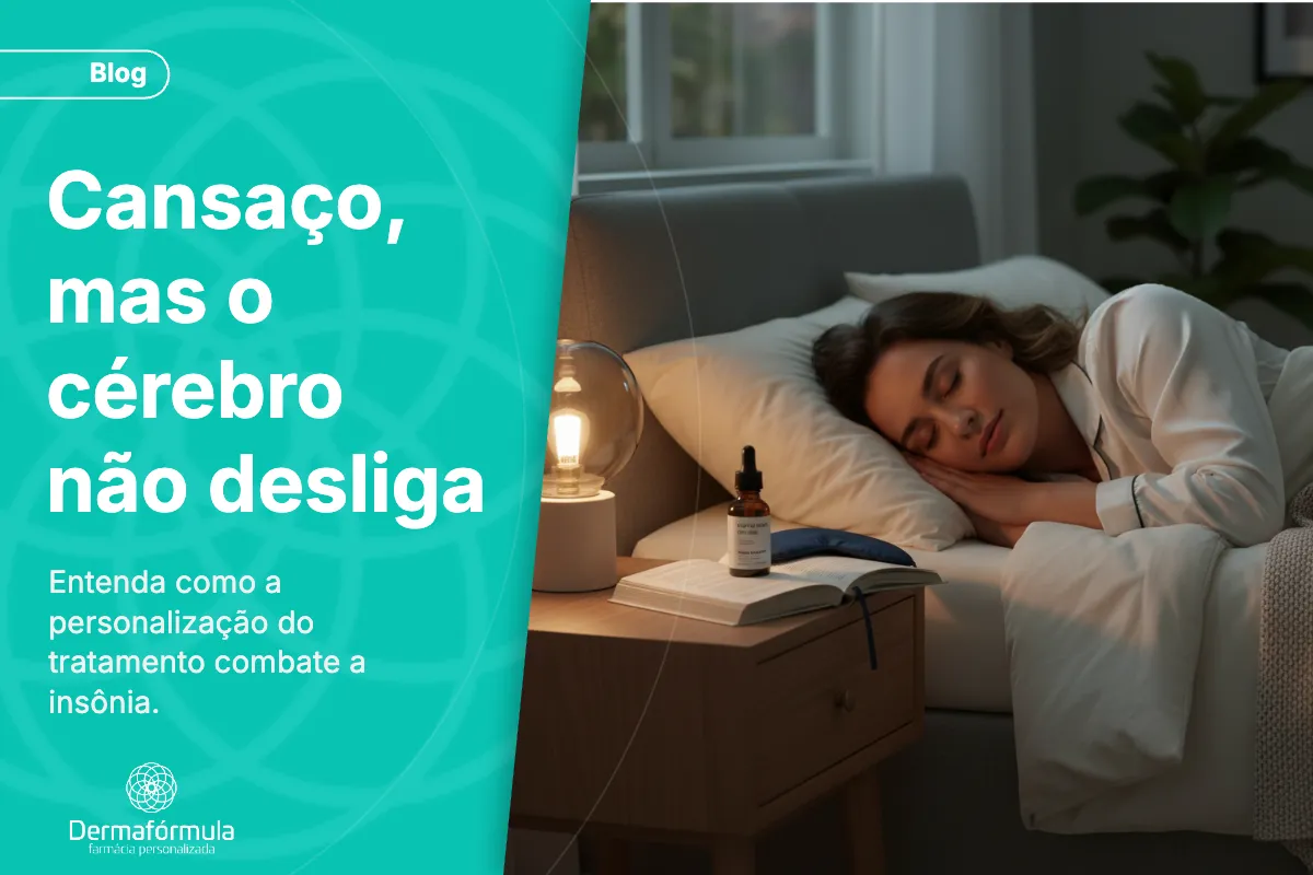 “Meu cérebro não desliga”: a personalização com calmante natural combate a insônia