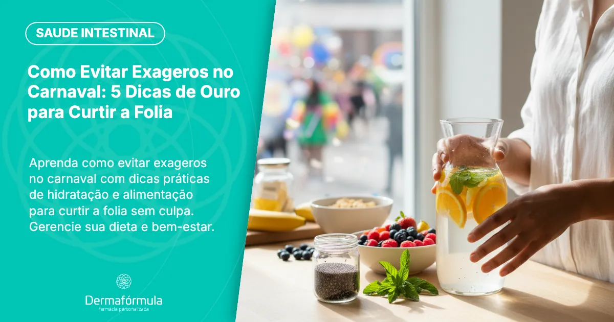 Dermafórmula Melhor Farmácia de Manipulação em Santos | Como Evitar Exageros no Carnaval: 5 Dicas de Ouro para Curtir a Folia