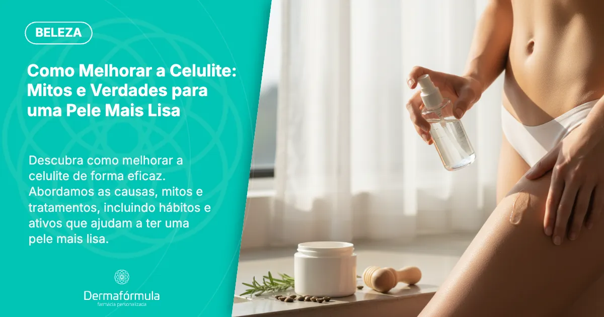 Dermafórmula Melhor Farmácia de Manipulação em Santos | Como Melhorar a Celulite: Mitos e Verdades para uma Pele Mais Lisa