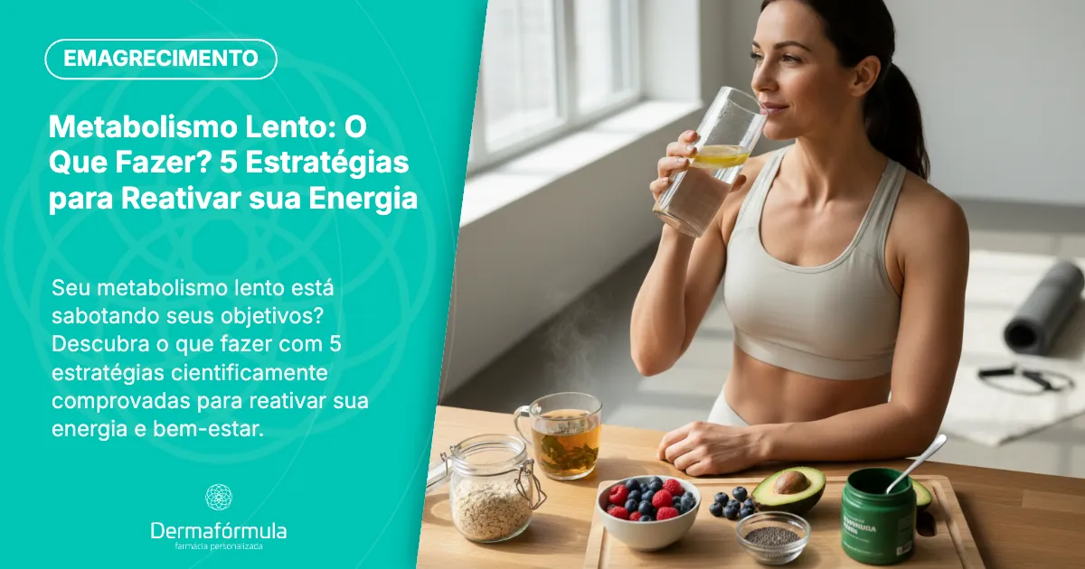 Metabolismo Lento: O Que Fazer? 5 Estratégias para Reativar sua Energia