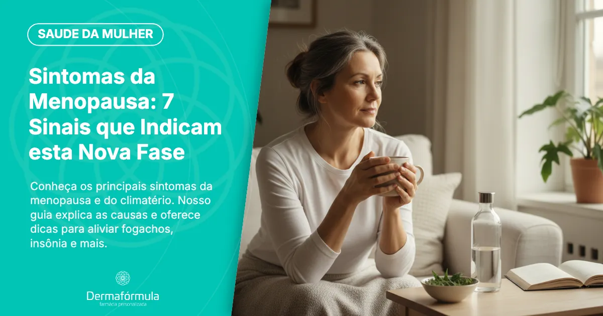 Sintomas da Menopausa: 7 Sinais que Indicam esta Nova Fase