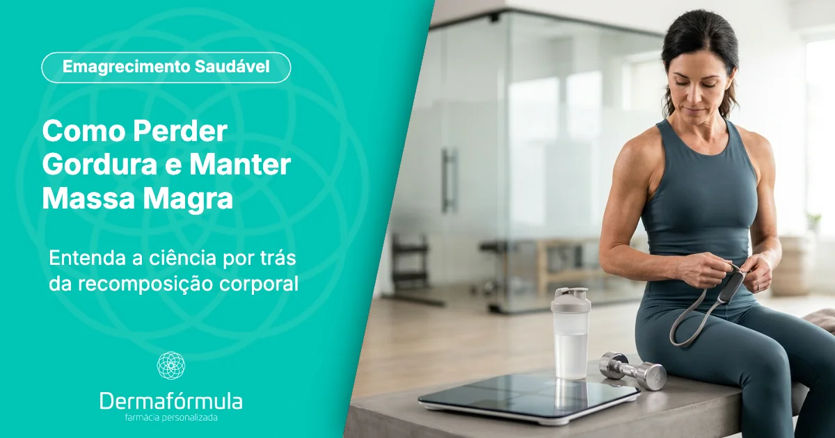 Como Perder Gordura e Manter Massa Magra | Dermafórmula Melhor Farmácia de Manipulação na Baixada Santista
