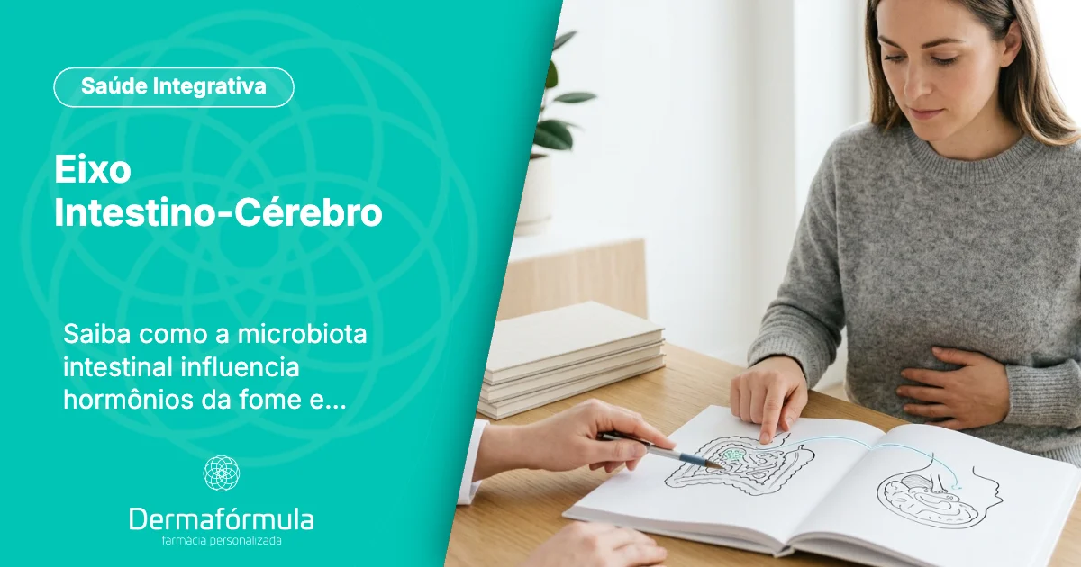 Eixo Intestino-Cérebro | Dermafórmula Melhor Farmácia de Manipulação na Baixada Santista